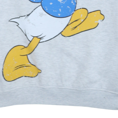 Womens UK Size L Disney Grey Pullover Sweatshirt