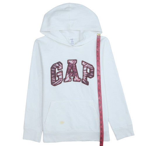 Womens UK Size M Gap White Pullover Hoodie