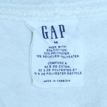 Womens UK Size M Gap White Pullover Hoodie