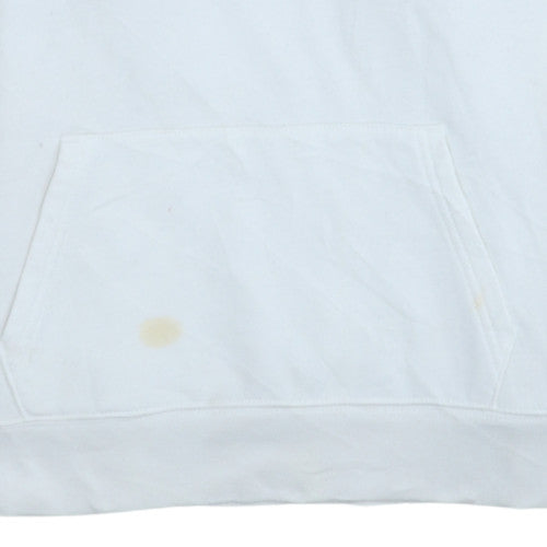 Womens UK Size M Gap White Pullover Hoodie