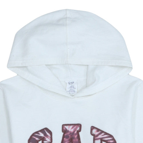 Womens UK Size M Gap White Pullover Hoodie