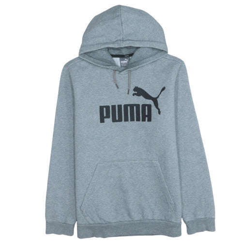 Mens UK Size S PUMA Grey Pullover Hoodie