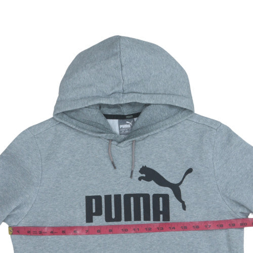 Mens UK Size S PUMA Grey Pullover Hoodie
