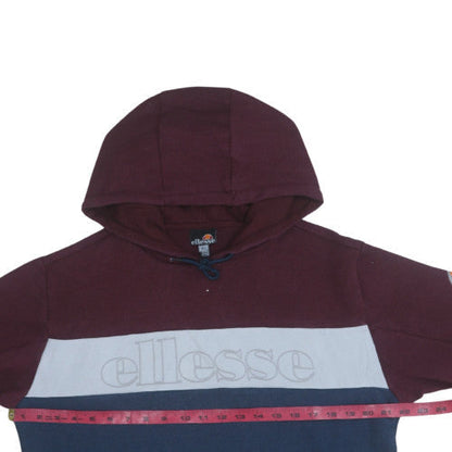 Mens UK Size L ellesse Multicoloured Pullover Hoodie