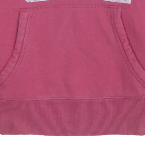 Womens UK Size M Tommy Hilfiger Pink Pullover Hoodie
