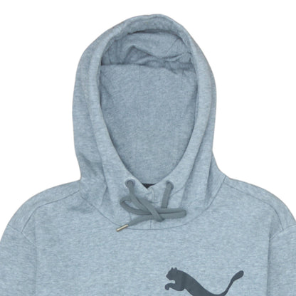 Mens UK Size M PUMA Grey Pullover Hoodie