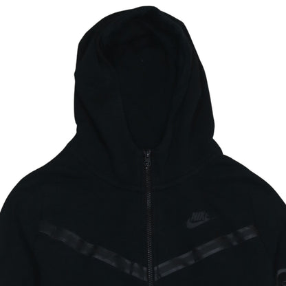 Nike Boys Black XL Full Zip Hoodie Fleece Sweatshirt