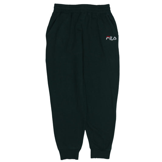 Mens UK Size M FILA Regular Fit Sweatpants Black Trousers