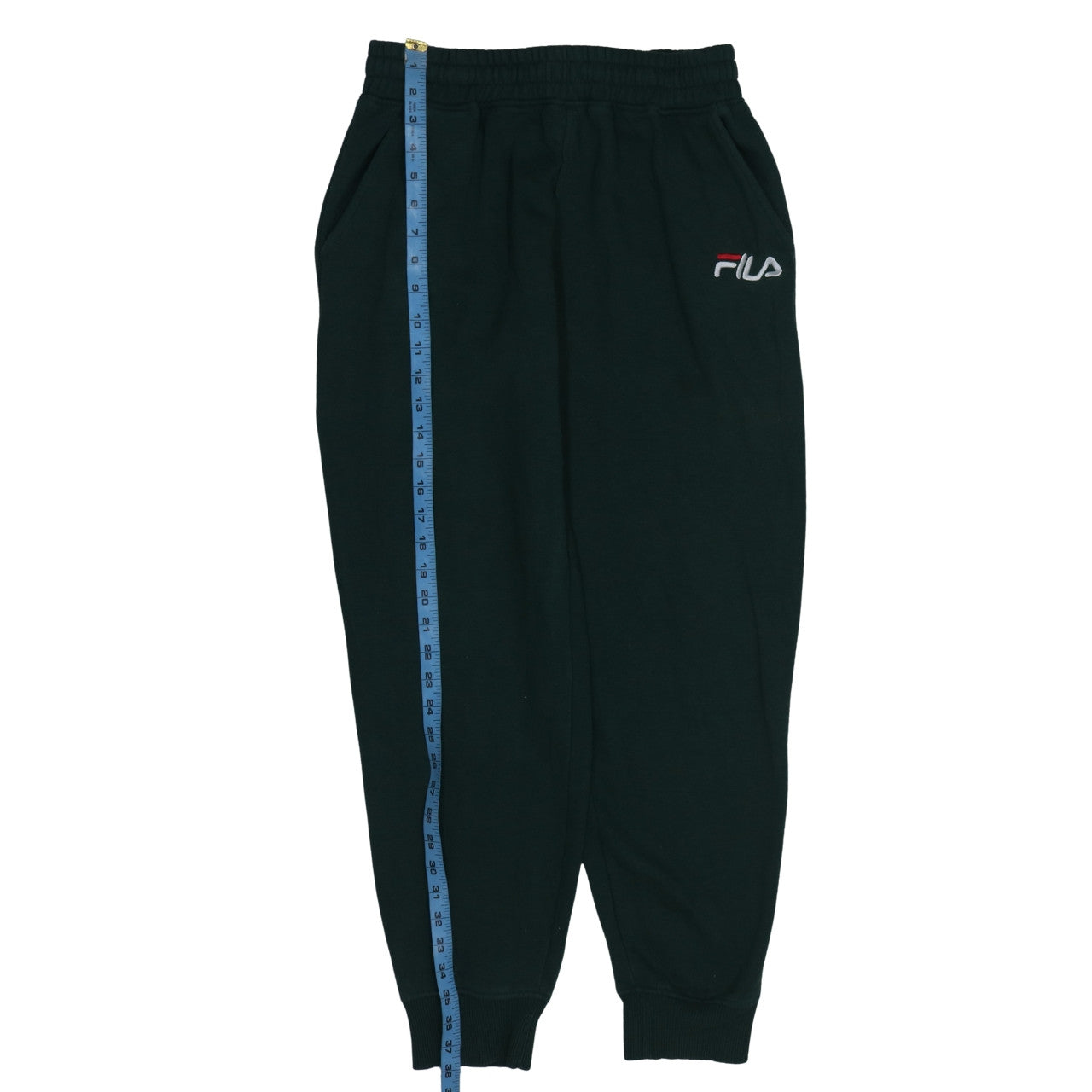 Mens UK Size M FILA Regular Fit Sweatpants Black Trousers