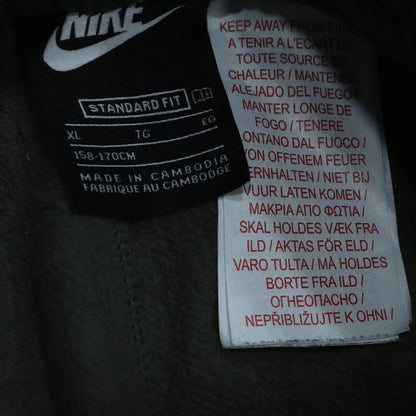 Nike Boys Green Jogger Trousers XL Fleece Elastic Waist Sportswear