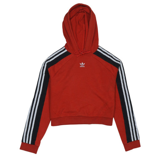 Womens UK Size 6 adidas Red Pullover Hoodie