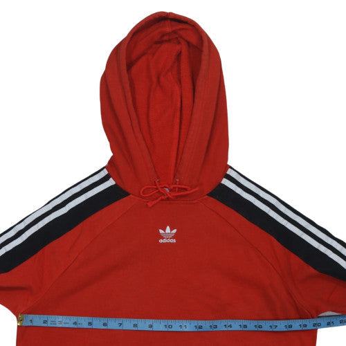 Womens UK Size 6 adidas Red Pullover Hoodie