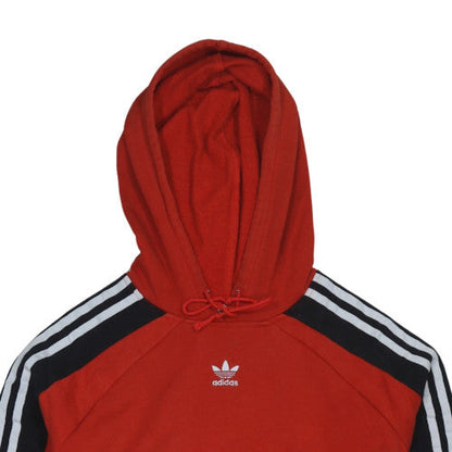 Womens UK Size 6 adidas Red Pullover Hoodie