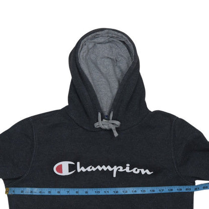Mens UK Size S Champion Black Pullover Hoodie
