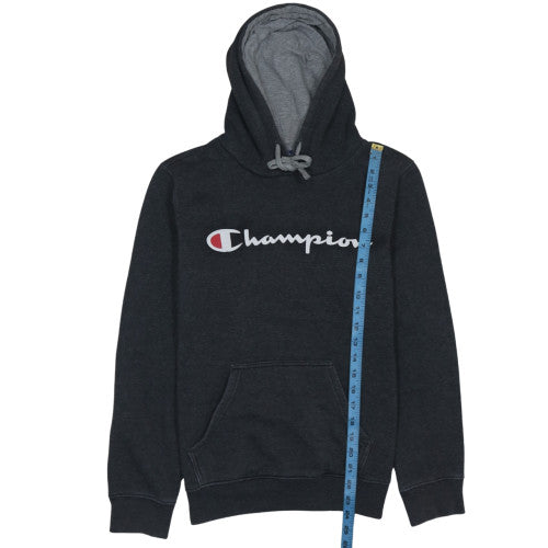 Mens UK Size S Champion Black Pullover Hoodie