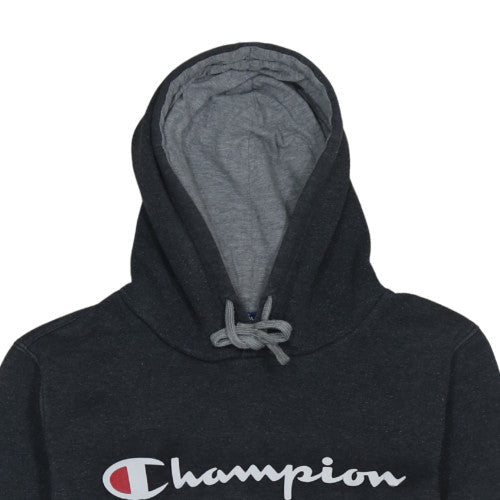 Mens UK Size S Champion Black Pullover Hoodie