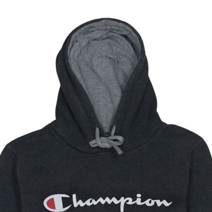 Mens UK Size S Champion Black Pullover Hoodie