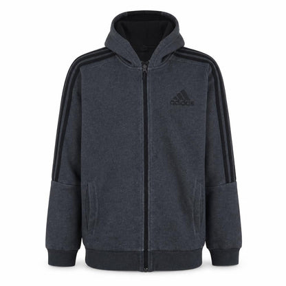 Mens UK Size 2XL adidas Grey Full Zip Hoodie