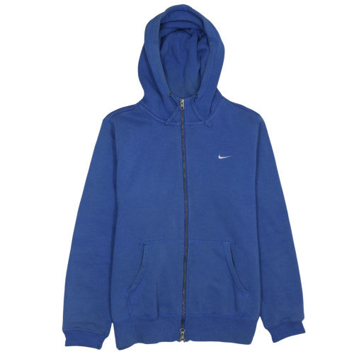 Mens UK Size XL Nike Blue Full Zip Hoodie