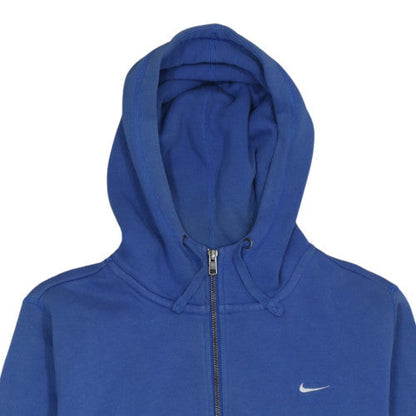 Mens UK Size XL Nike Blue Full Zip Hoodie