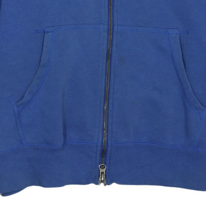 Mens UK Size XL Nike Blue Full Zip Hoodie