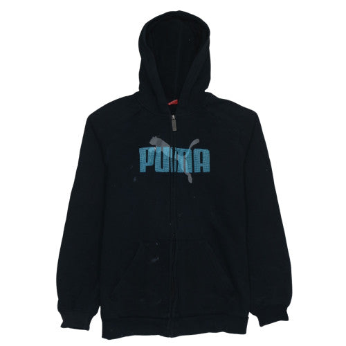Womens UK Size 16 PUMA Black Full Zip Hoodie
