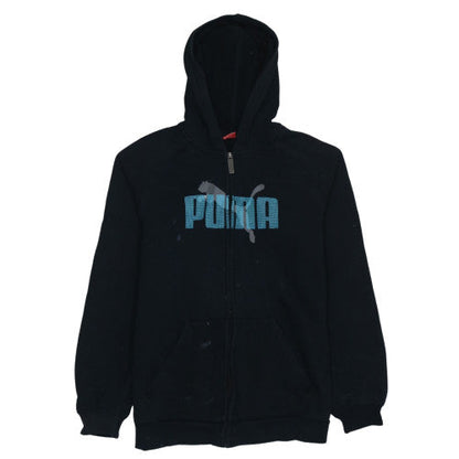 Womens UK Size 16 PUMA Black Full Zip Hoodie