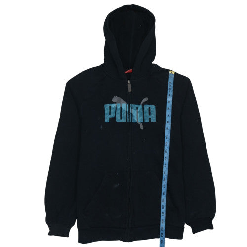 Womens UK Size 16 PUMA Black Full Zip Hoodie