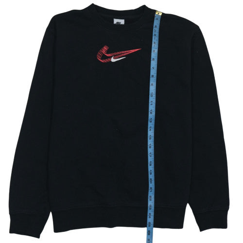 Womens UK Size M Nike Black Pullover Sweatshirt