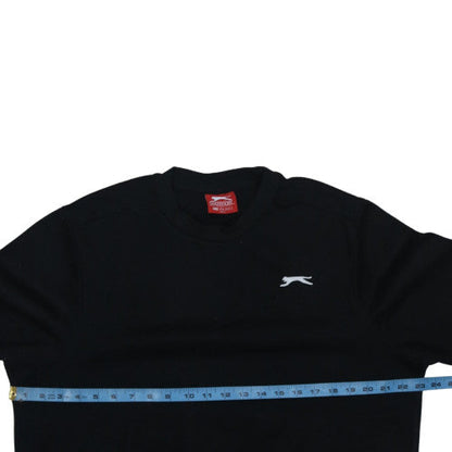 Mens UK Size M Slazenger Black Pullover Sweatshirt