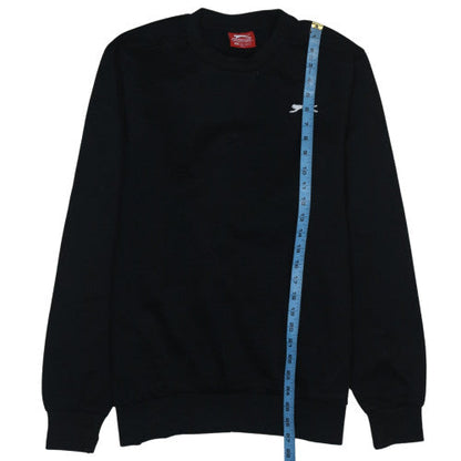 Mens UK Size M Slazenger Black Pullover Sweatshirt