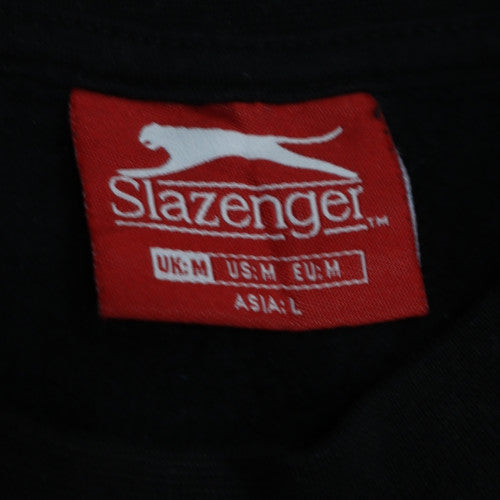 Mens UK Size M Slazenger Black Pullover Sweatshirt