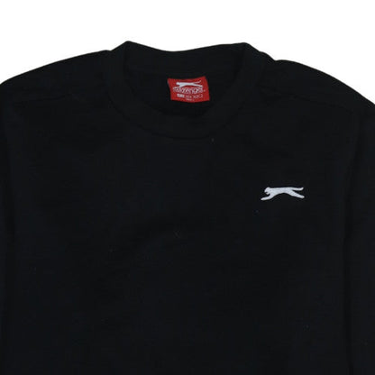 Mens UK Size M Slazenger Black Pullover Sweatshirt