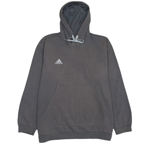 Mens UK Size 2XL adidas Grey Pullover Hoodie