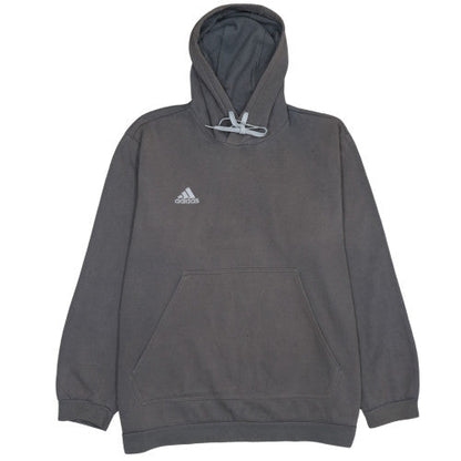 Mens UK Size 2XL adidas Grey Pullover Hoodie
