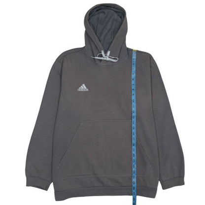 Mens UK Size 2XL adidas Grey Pullover Hoodie