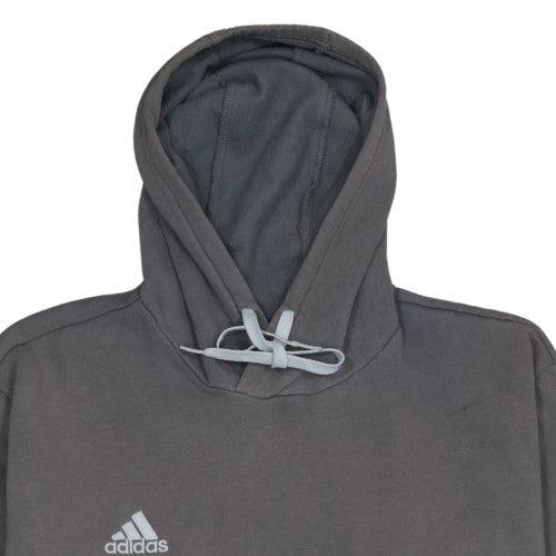 Mens UK Size 2XL adidas Grey Pullover Hoodie