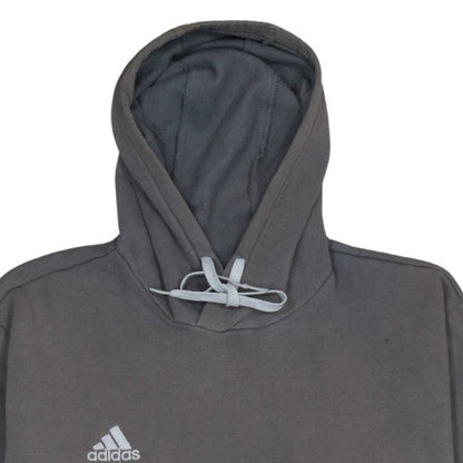 Mens UK Size 2XL adidas Grey Pullover Hoodie