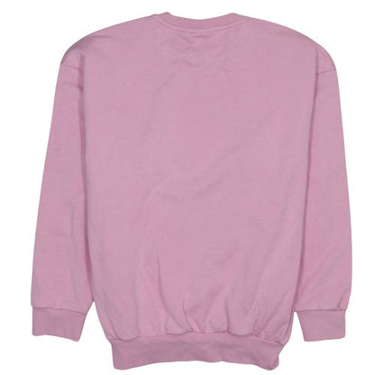 Adidas Girls Pink Crew Neck Pullover Sweatshirt Size 14-15 Years
