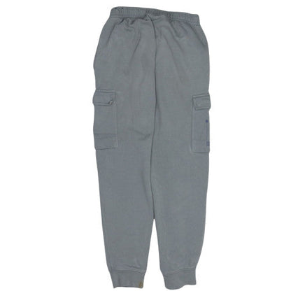 Nike Men’s Grey Cargo Fleece Joggers S Regular Fit