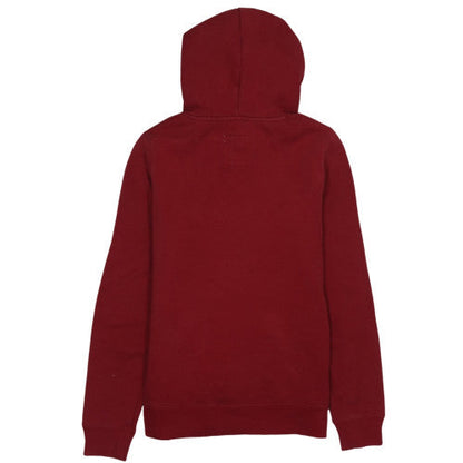 Mens UK Size M Hollister Red Pullover Hoodie