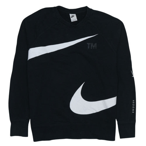 Womens UK Size L Nike Black Pullover Sweatshirt