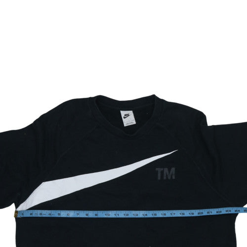 Womens UK Size L Nike Black Pullover Sweatshirt
