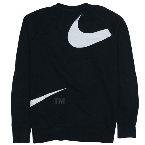 Womens UK Size L Nike Black Pullover Sweatshirt