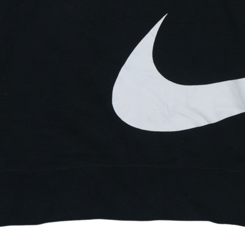 Womens UK Size L Nike Black Pullover Sweatshirt