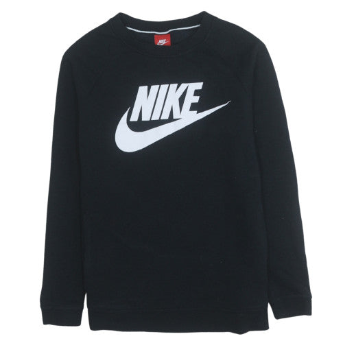 Womens UK Size M Nike Black Pullover Sweatshirt