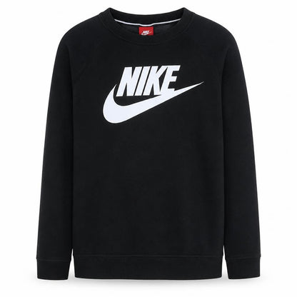 Womens UK Size M Nike Black Pullover Sweatshirt