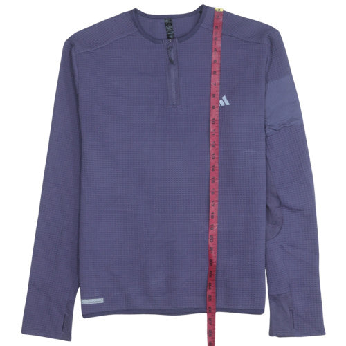 Womens UK Size L adidas Purple Pullover Sweatshirt