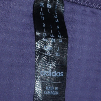 Womens UK Size L adidas Purple Pullover Sweatshirt