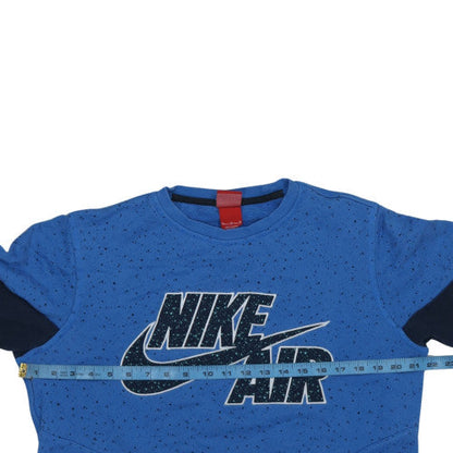 Mens UK Size M Nike Blue Pullover Sweatshirt